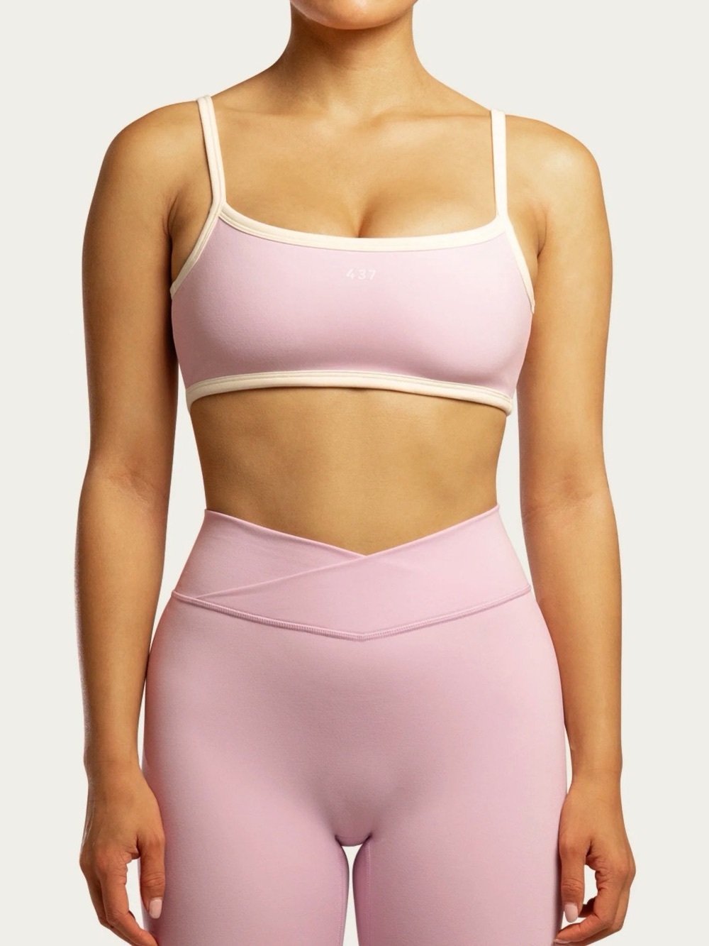 437 High-Rise Pink Leggings